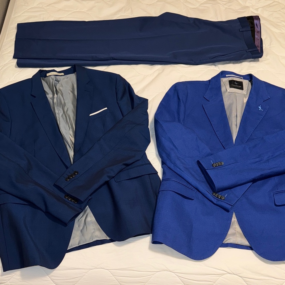 Men's Blue Blazer Set